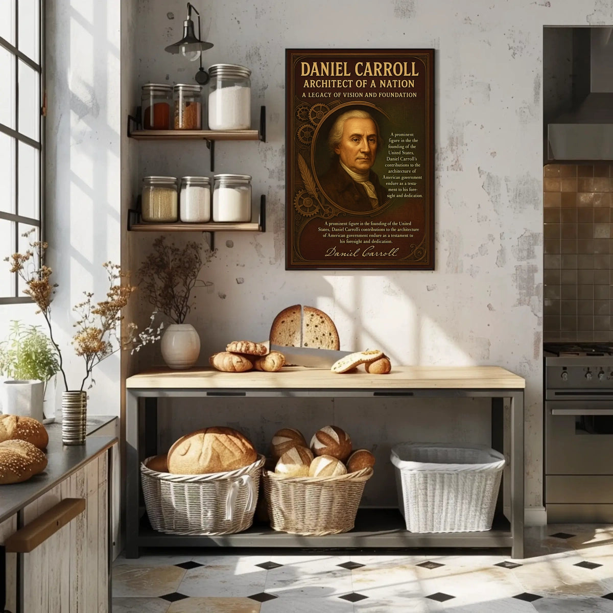 Daniel Carroll Architect of a Nation Poster