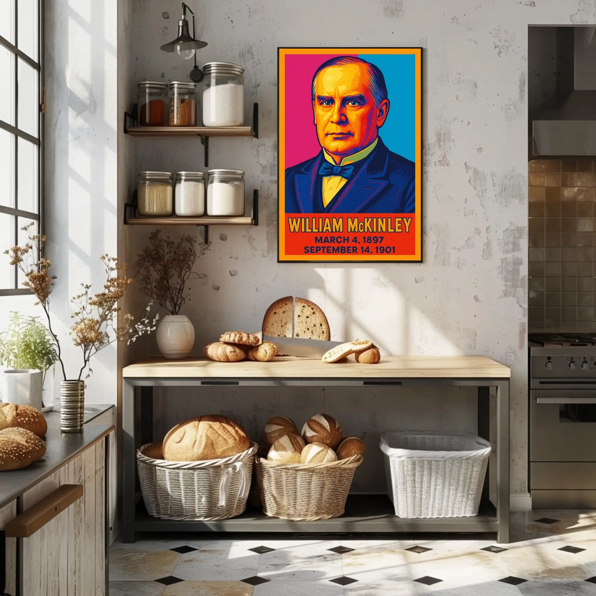 William Mckinley Presidential Tenure Poster