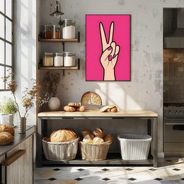 Peace in Pink Poster