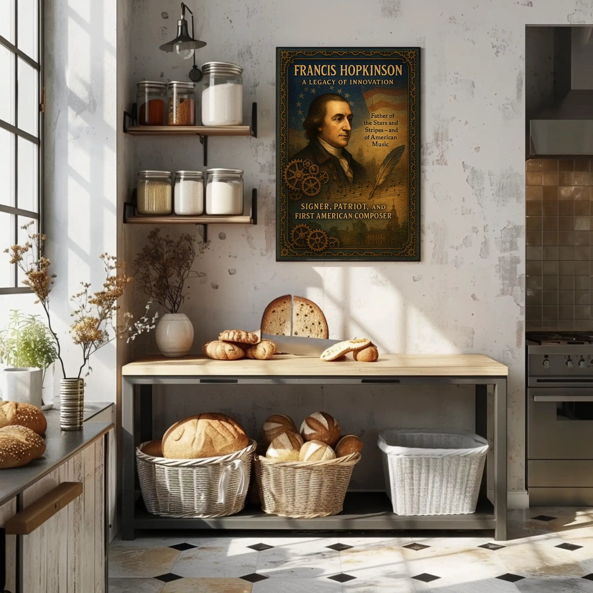 Francis Hopkinson A Legacy of Innovation Poster