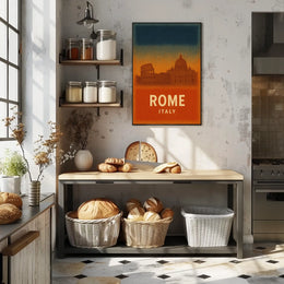 Rome Travel Poster
