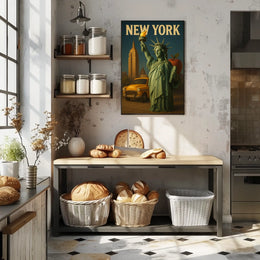 New York Iconography Poster