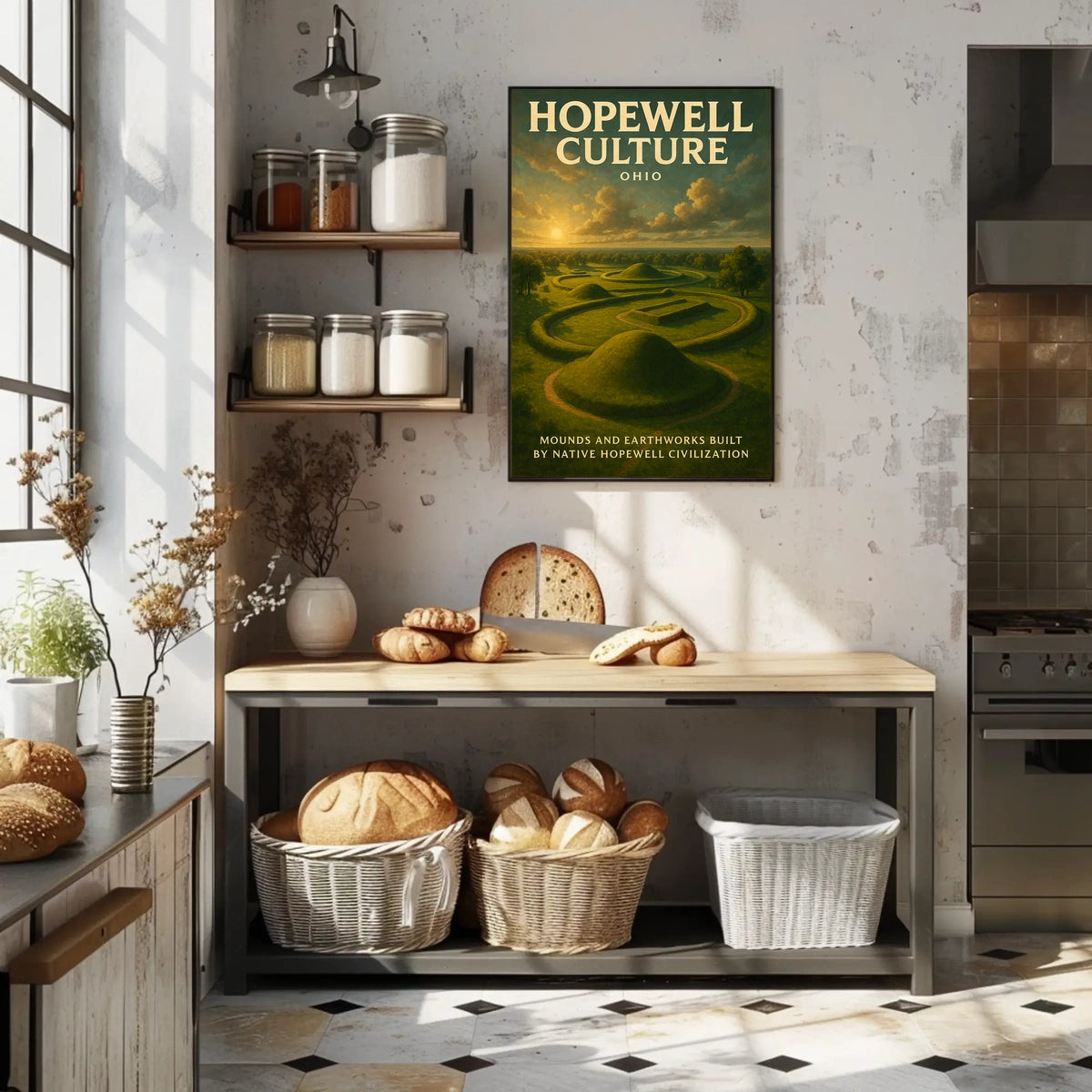 Hopewell Culture Ohio Poster
