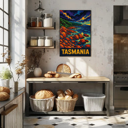 Tasmania Coastal Landscape Poster