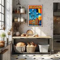 Belgium A Cultural Mosaic Poster