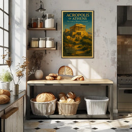 Acropolis Of Athens Poster