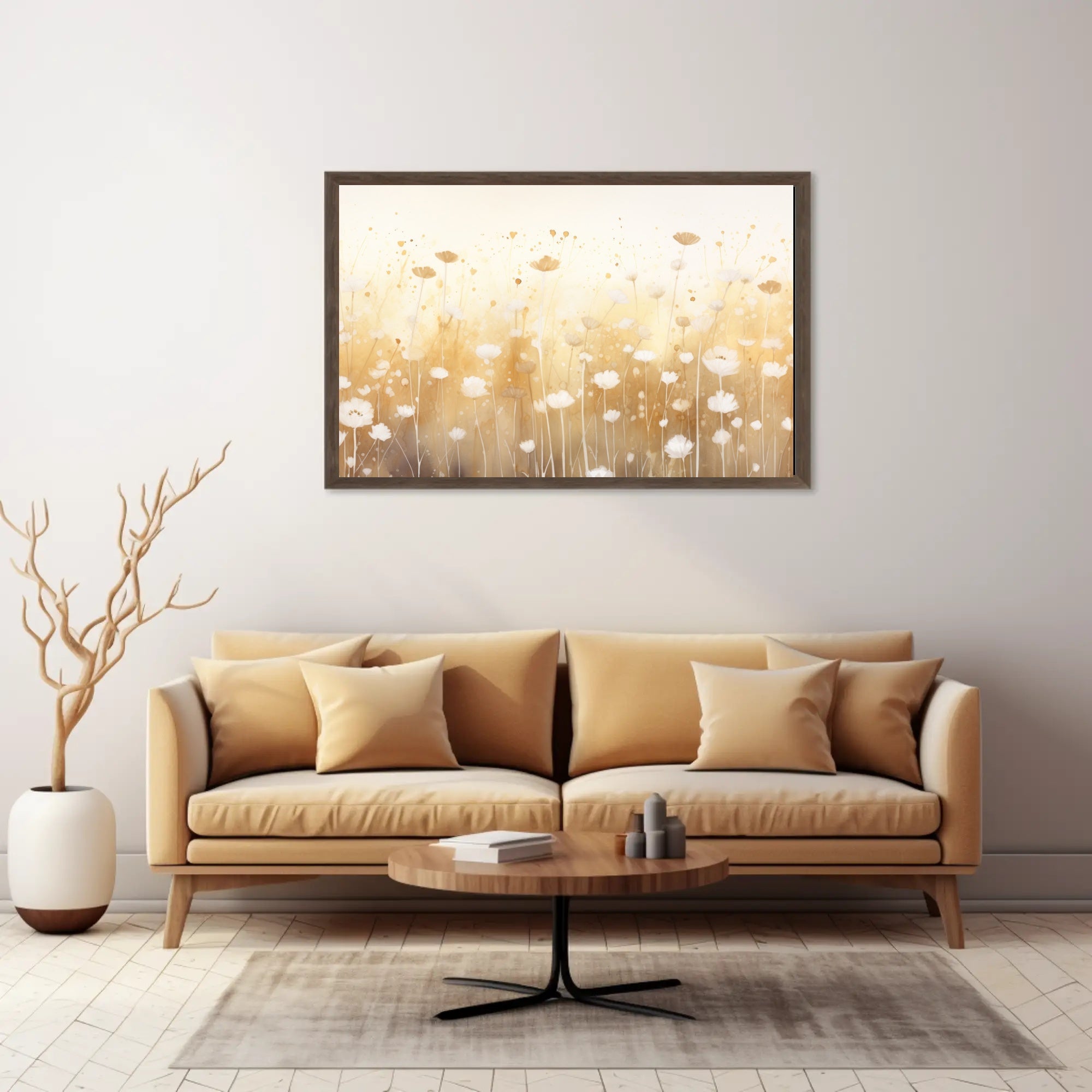 Abstract Floral Harmony Poster