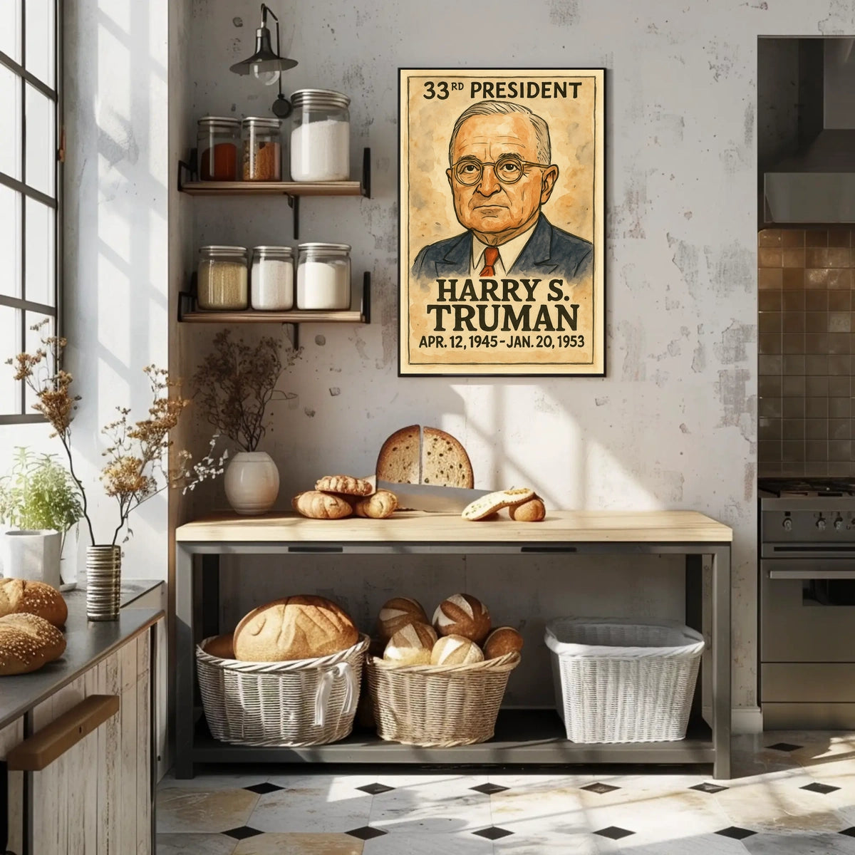 Harry S. Truman 33rd President Poster
