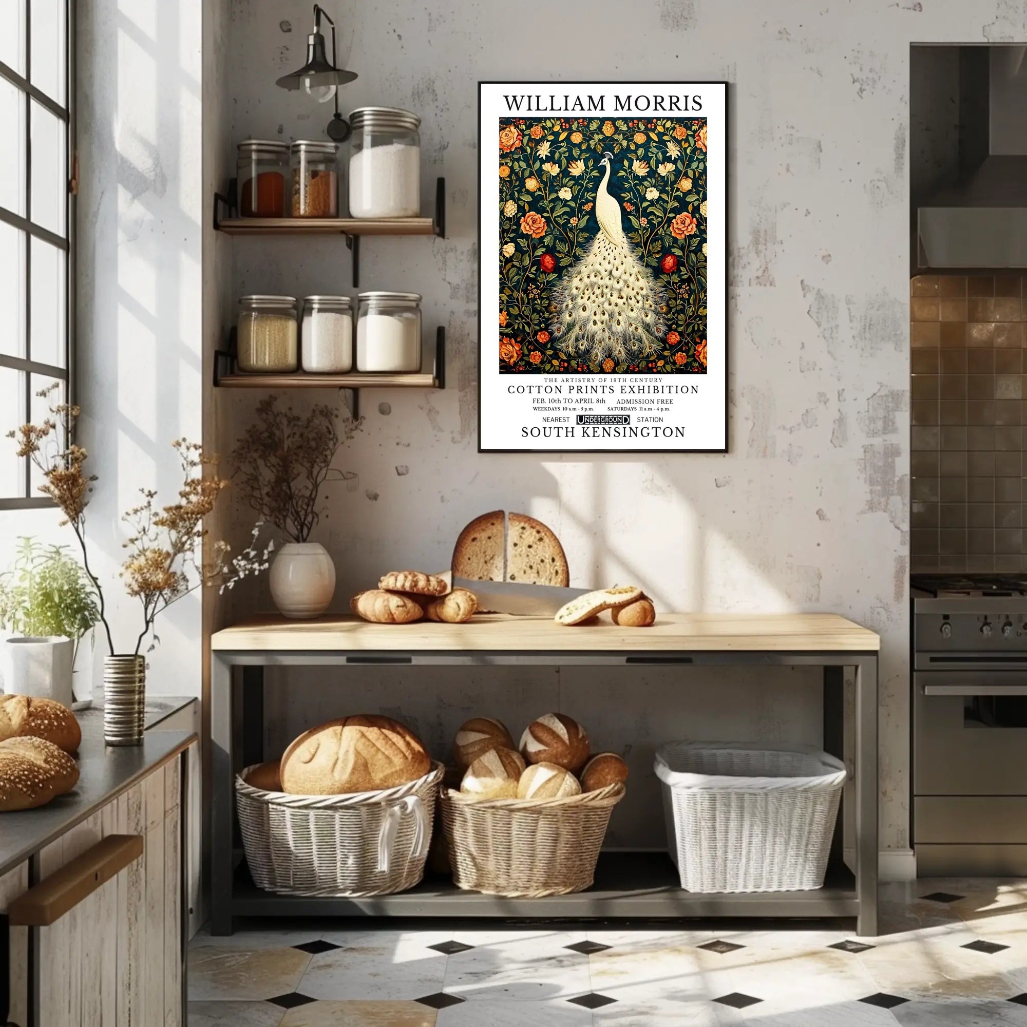 William Morris Vintage Floral Artistic Poster