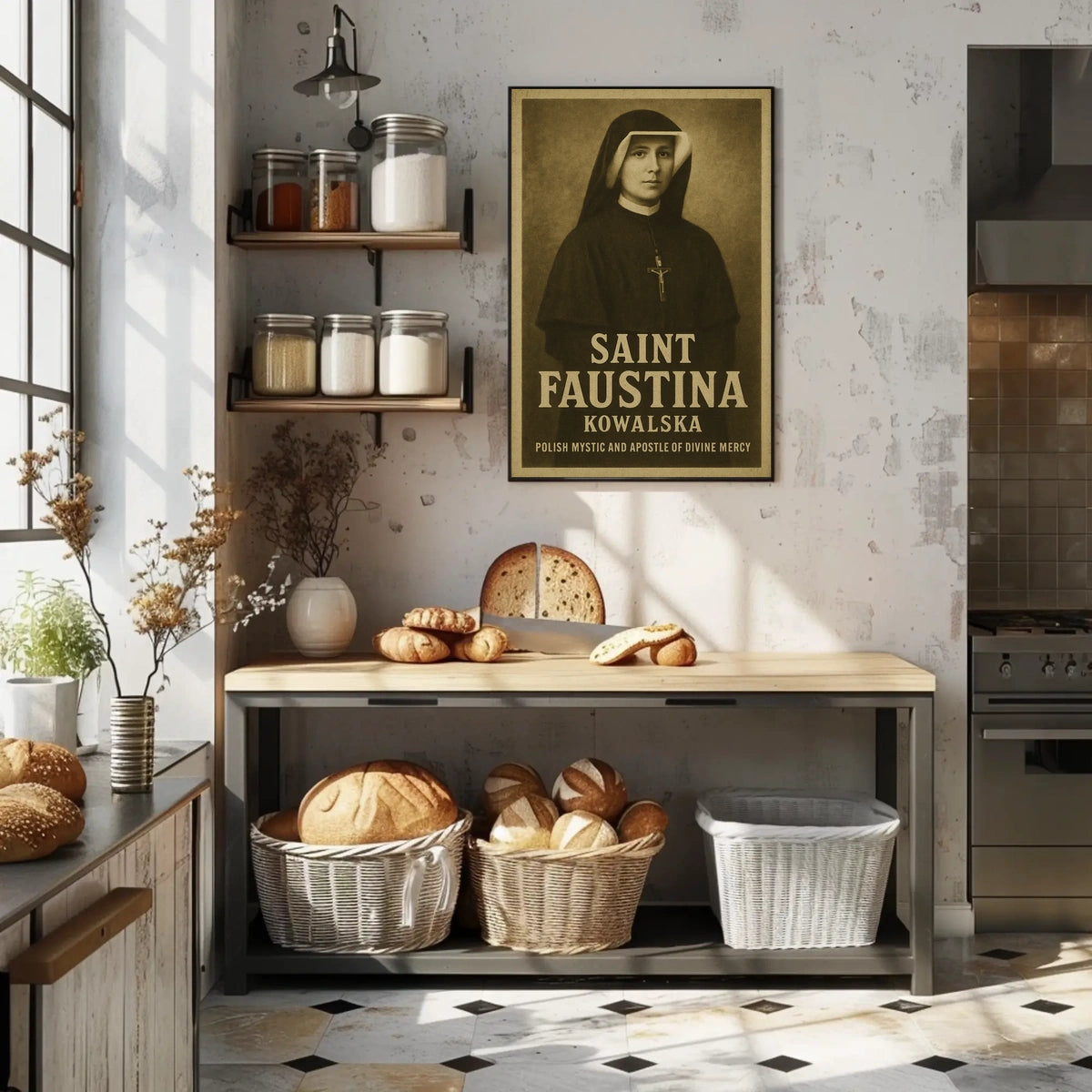Saint Faustina Kowalska Poster