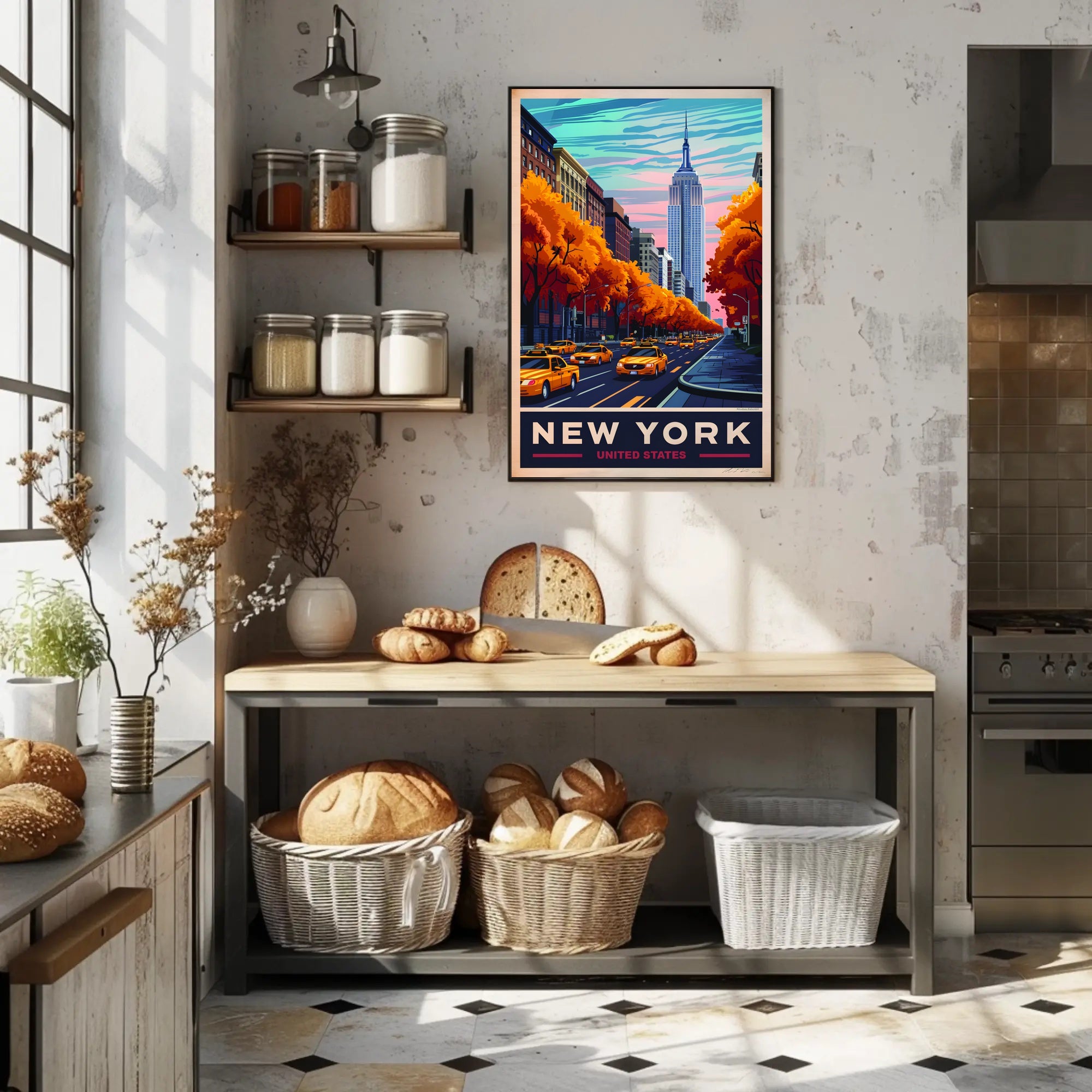 New York in Autumn Poster