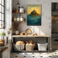 Mont-Saint-Michel A Timeless Tapestry Poster