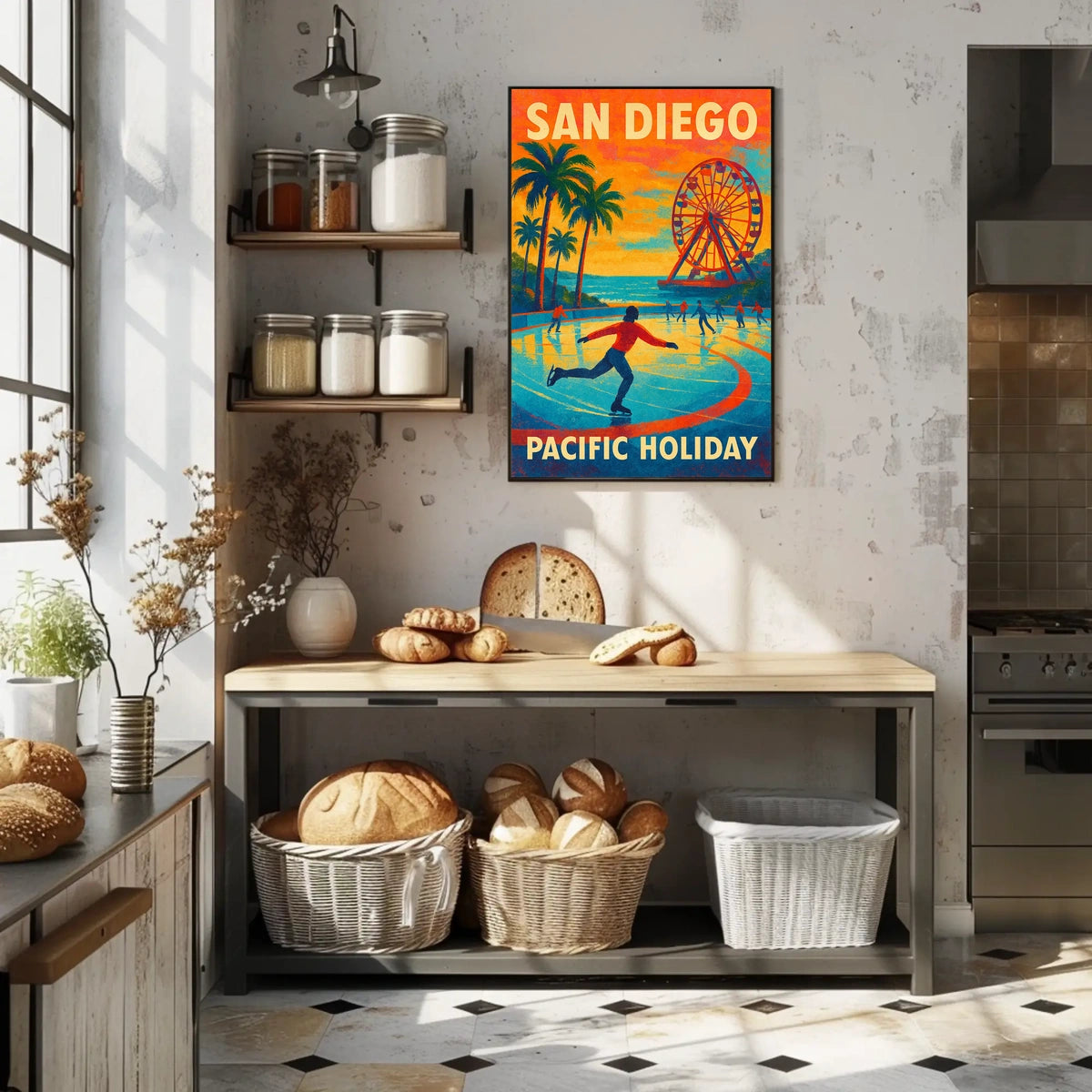 San Diego Pacific Holiday Poster