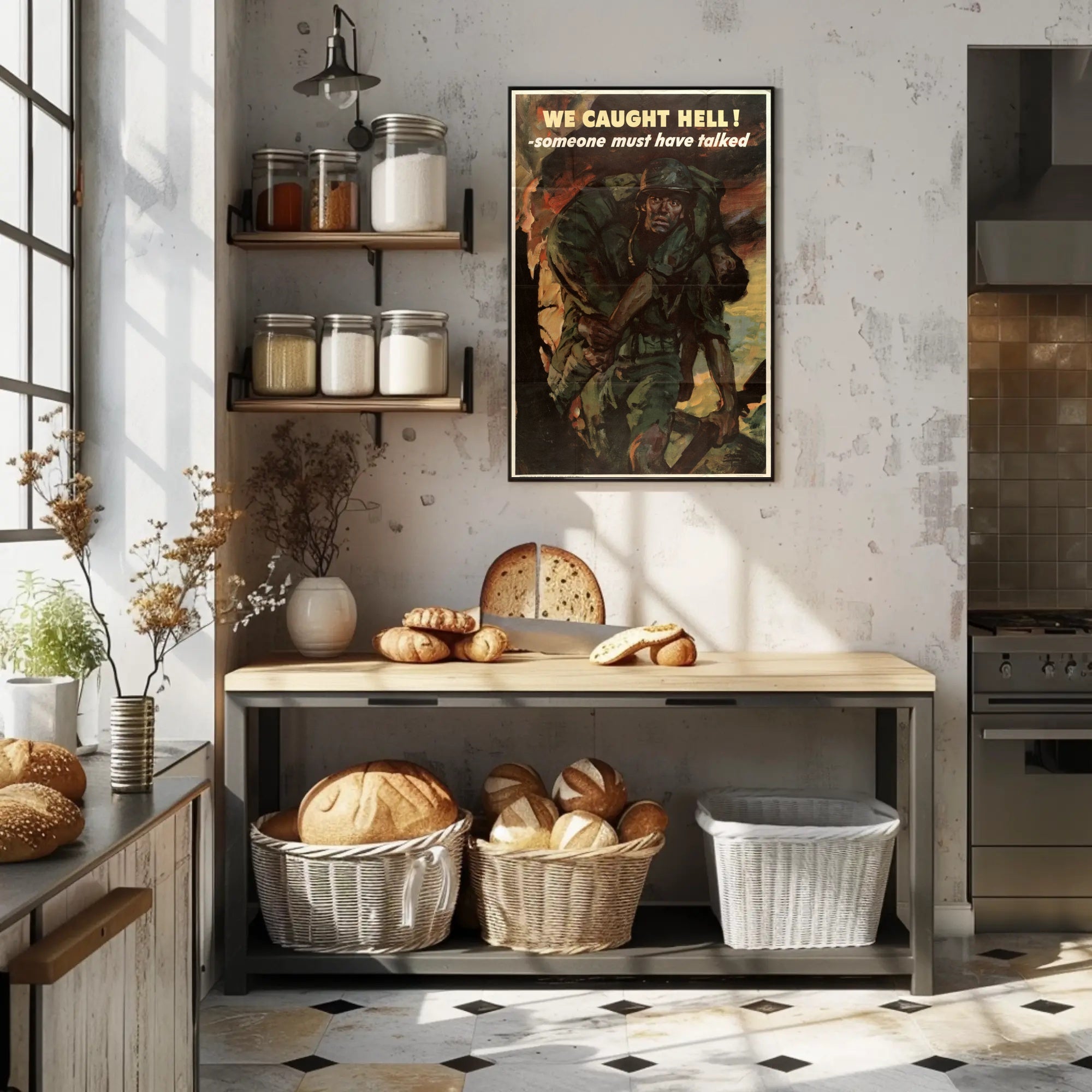 We Caught Hell Poster Art Print for Home Decor PosterGoat