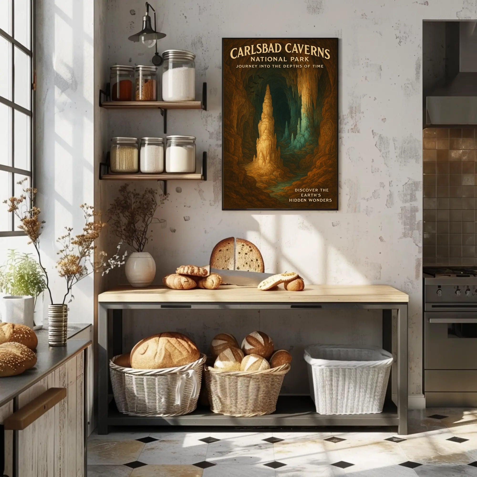Carlsbad Caverns National Park Wall Art Print