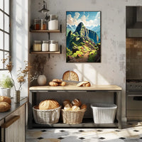 Machu Picchu Adventure Travel Poster