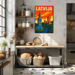 Discover Latvia Poster