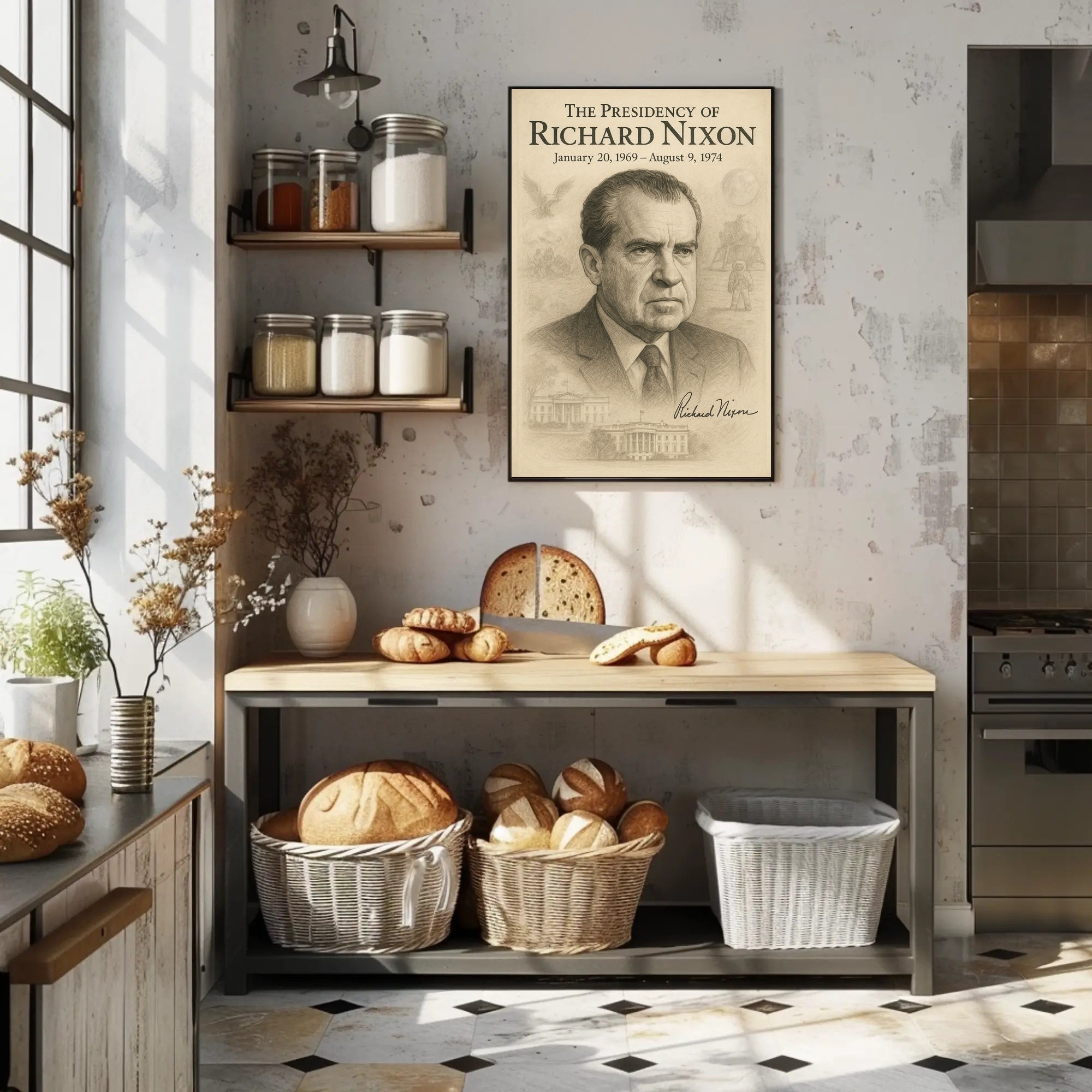 Richard Nixon The Presidency Wall Art Poster PosterGoat