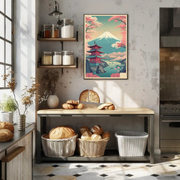 Tranquil Japanese Landscape Poster