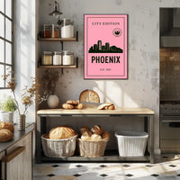 Phoenix City Edition Poster PosterGoat