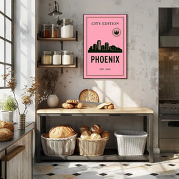 Phoenix City Edition Poster PosterGoat