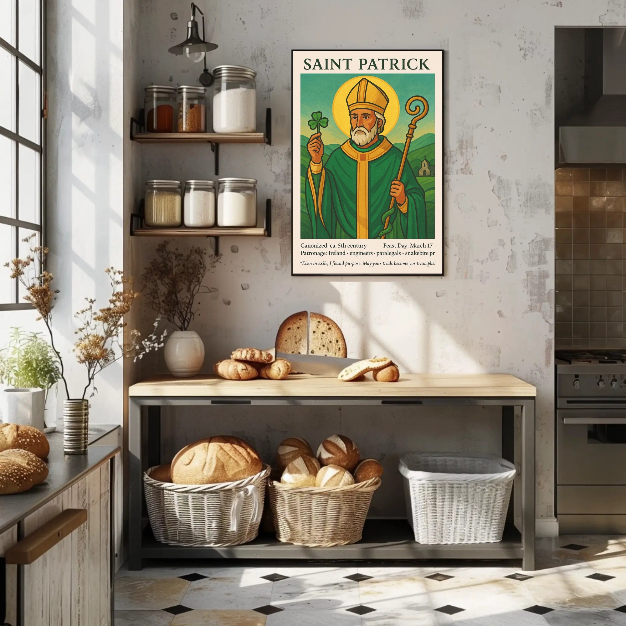 Saint Patrick Poster PosterGoat
