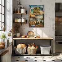 New York City Nostalgic Charm Poster Vintage Wall Art