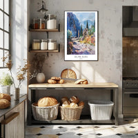 Delphi Ruins Poster PosterGoat