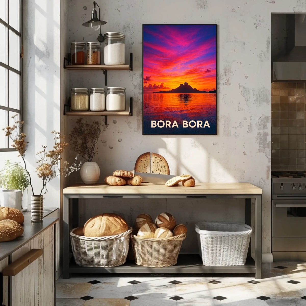 Bora Bora Sunset Poster