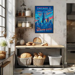 Chicago, IL The Windy City Poster
