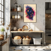 Vibrant Dice Explosion Poster