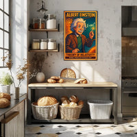 Albert Einstein Theory Of Relativity Poster