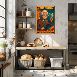 Albert Einstein Theory Of Relativity Poster