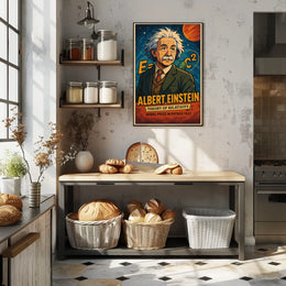 Albert Einstein Theory Of Relativity Poster