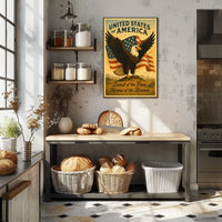 United States of America Patriotic Poster