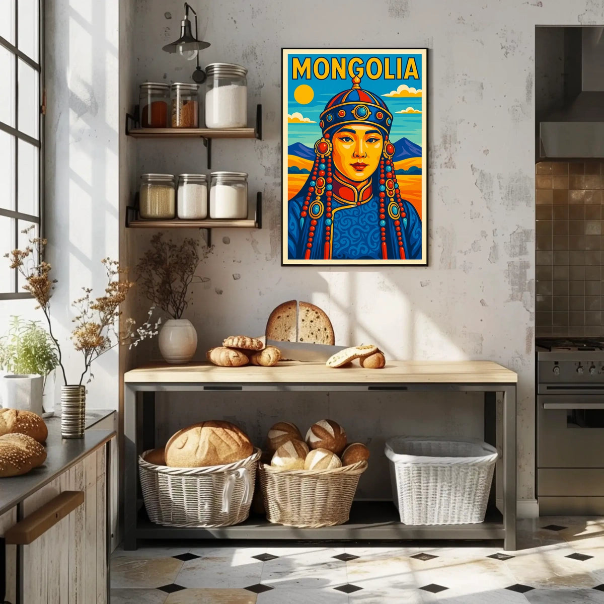 Mongolia Cultural Heritage Poster