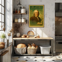 Carl Linnaeus Father of Modern Taxonomy Poster