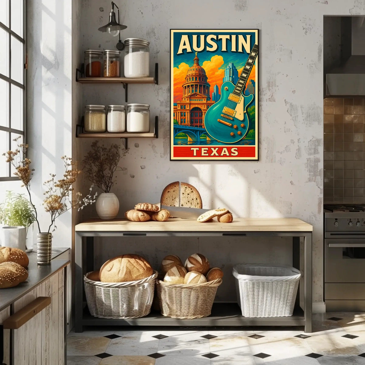 Austin, Texas Vibrant Culture And Poster