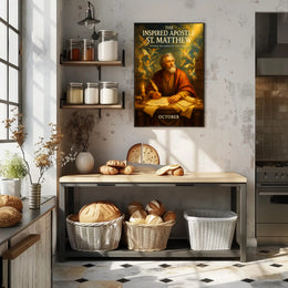 The Inspired Apostle St. Matthew Poster PosterGoat