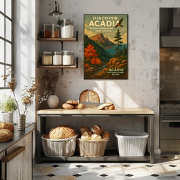 Discover Acadia National Park Wall Art PosterGoat
