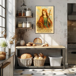 Saint Catherine of Alexandria Poster