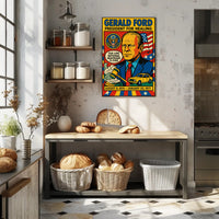 Gerald Ford President for Healing Poster PosterGoat