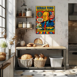 Gerald Ford President for Healing Poster PosterGoat