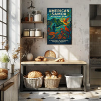 American Samoa National Park Untamed Beauty National Park Poster