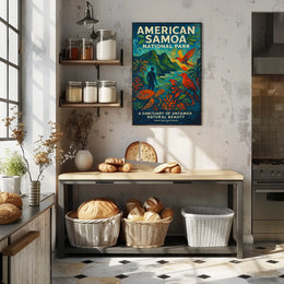 American Samoa National Park Untamed Beauty National Park Poster