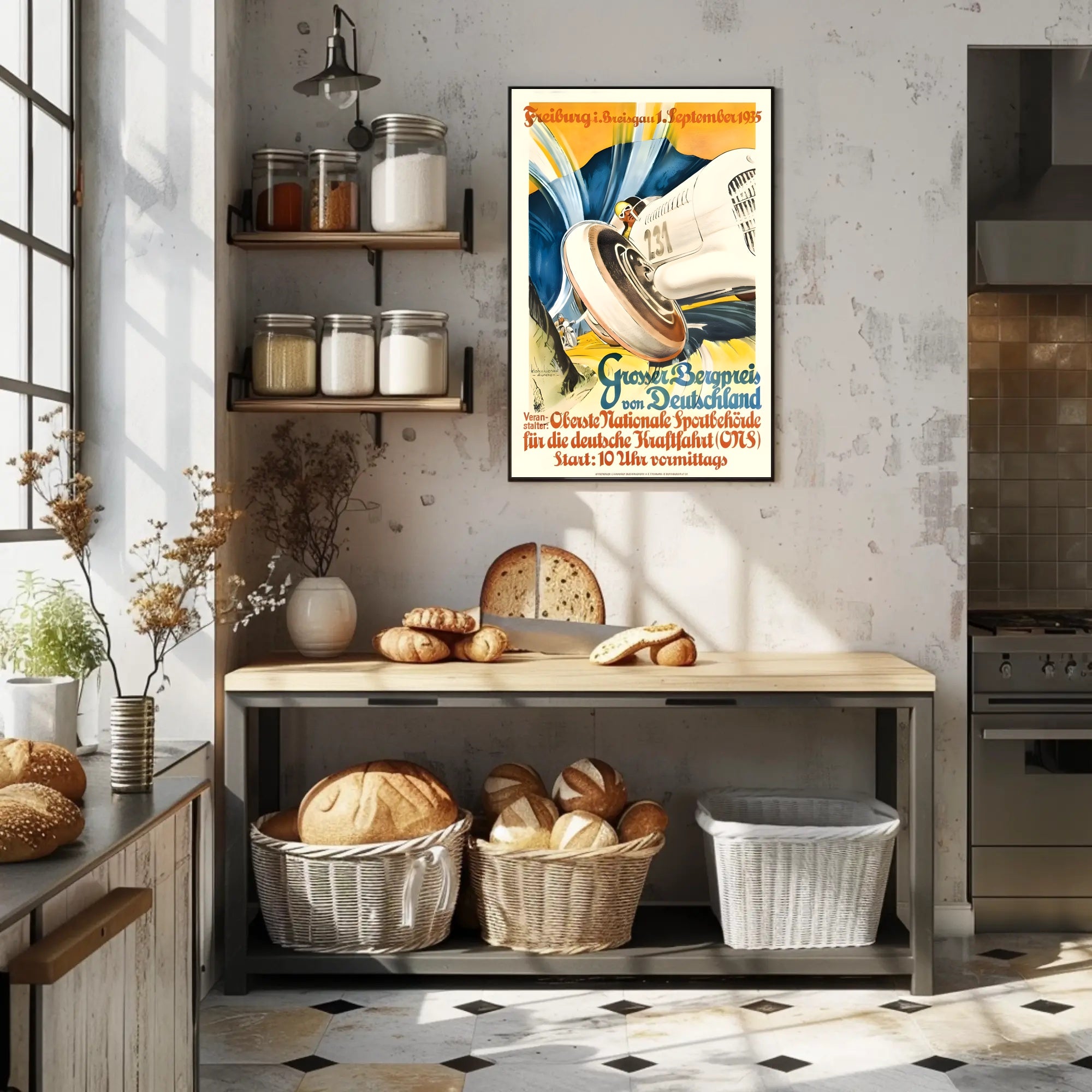 Großer Bergpreis von Deutschland 1935 Poster