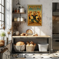 Classic Cartoon Sailor Nostalgia Pop Culture Poster