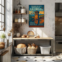 Explore The Rich Heritage Of Georgia Poster