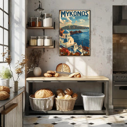 Scenic Mykonos Poster