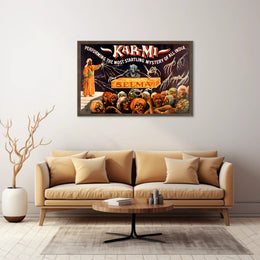 Kar-Mi Illusionist Vintage Magic Cultural Poster